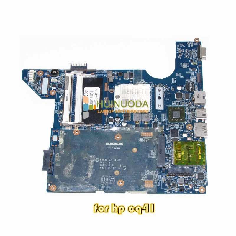 

NOKOTION NBW20 LA-4117P 588017-001 Laptop motherboard for HP CQ41 DDR2 Mainboard