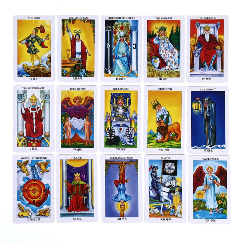 

Tarot Cards Mysterious Divination Personal Playing Cards Game For Women