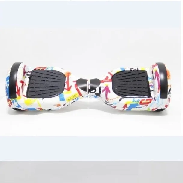 SUPERTEFF 6.5 inch graffiti self balance LED wheel high quality scooter with bluetooth speaker carry bag and remote controller
