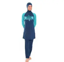 2XL плюс Размер 2015 новый стиль мусульманин купальники длинное платье мусульманский купальник бесплатная доставка