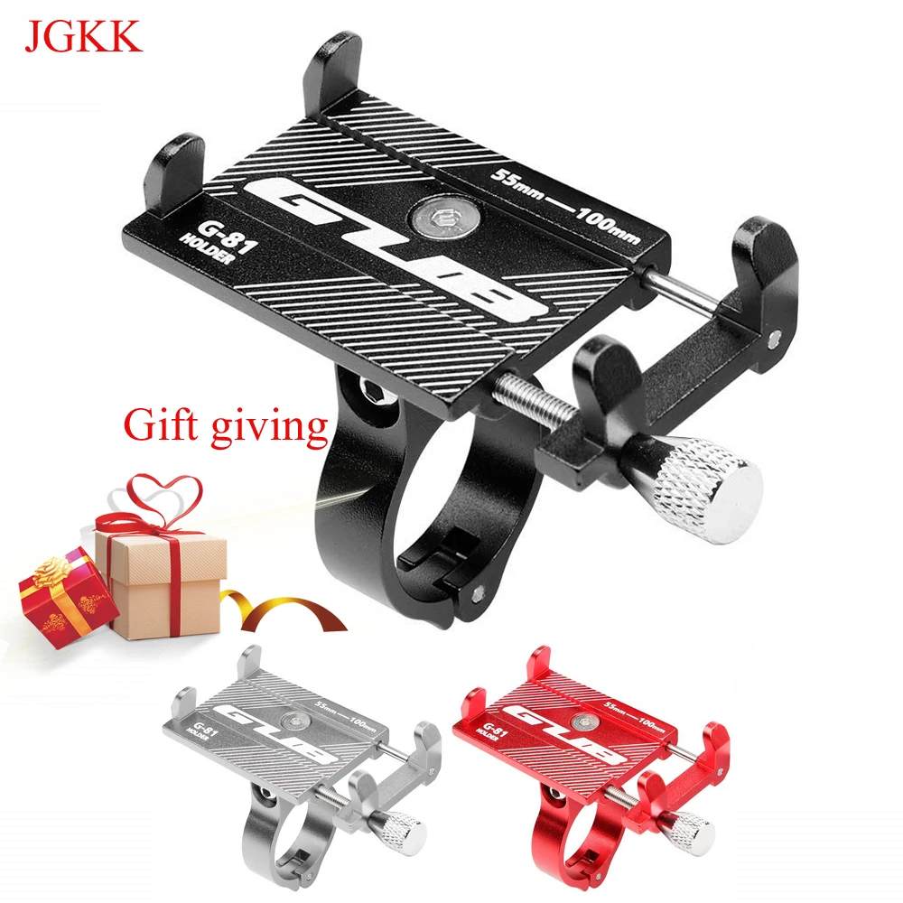

JGKK Mobile Phone Holders Motorcycle Bike Phone Holder Aluminum Holder For iphone GPS Motorbike Bicycle Phone Mount