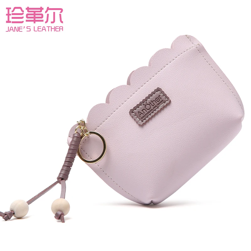 

JANE'S LEATHER Fashion Women's Coin Purse Multi Functional Small Change Wallet Cards Keys Cash Bills Bag Carteira Feminina Gift