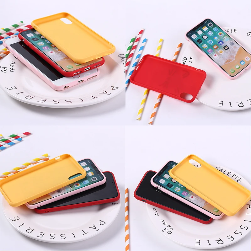 Мягкий силиконовый чехол для iPhone 1112 6 6S 5S SE 8 8Plus X 7 7Plus XR XS Max|Бамперы| |
