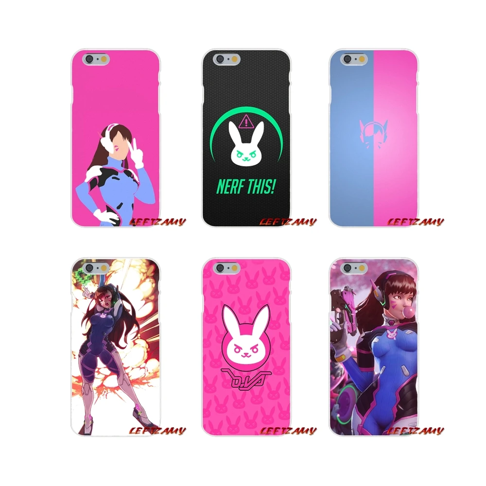 

For Samsung Galaxy S4 S5 MINI S6 S7 edge S8 S9 S10 Plus Note 3 4 5 8 9 popular game overwatch OW D Va TPU Transparent Case Cover