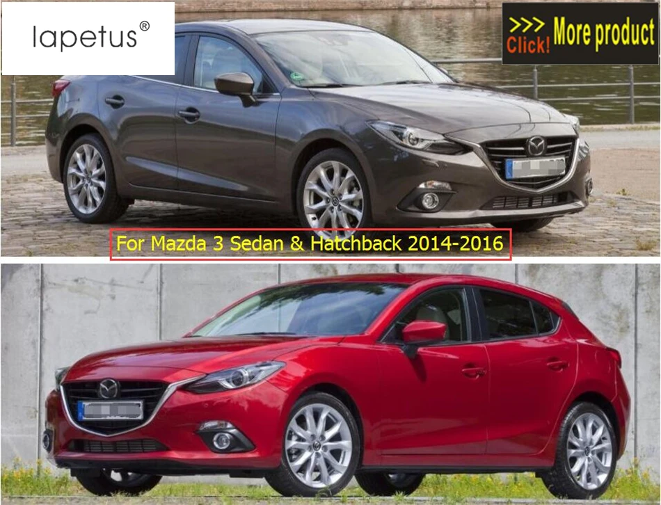 Lapetus Аксессуары для Mazda 3 AXELA хэтчбек седан Хром передний противотуманный светильник лампа кольцо литье крышка комплект отделка