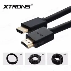 3 м/6 м/10 м HDMI кабель v2.0 высокоскоростной 4K UltraHD 2160p 3D свинец HDMI01 и HDMI02 и HDMI03