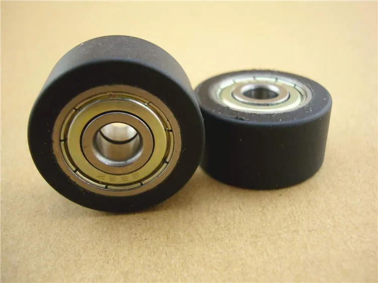 31,5 мм нейлоновое колесо катка пластиковый подшипник CNC направляющее колесо плоский ремень направляющее колесо