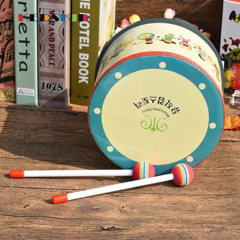 

Lovely Hand Drum Beat Rattles Educational Kids Toy Musical Game Instrument For Children Intelligence Development Toy Set Baby To