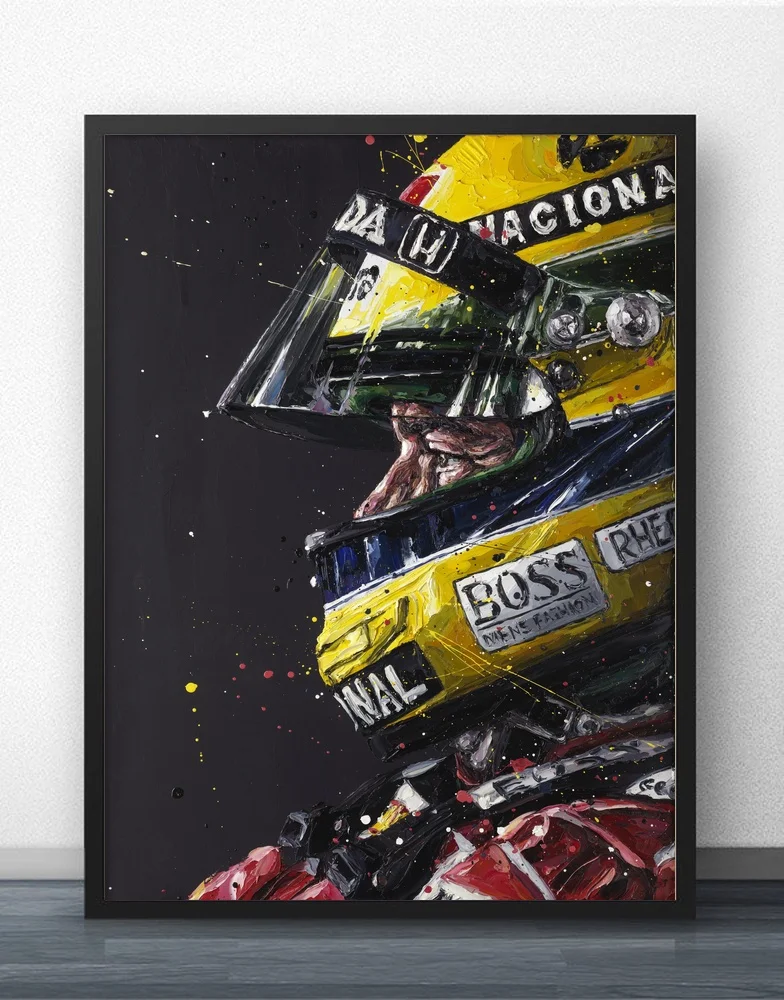 

Ayrton Senna F1 Formula Grand Movie Wall Art Paint Wall Decor Canvas Prints Canvas Art Poster Oil Paintings No Frame