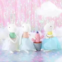 33 см Детские мультфильм игрушки "Кролик" девочки милые куклы пряжа-юбка милые зайчик, кролик куклы Младенцы спящие куклы Подарки для