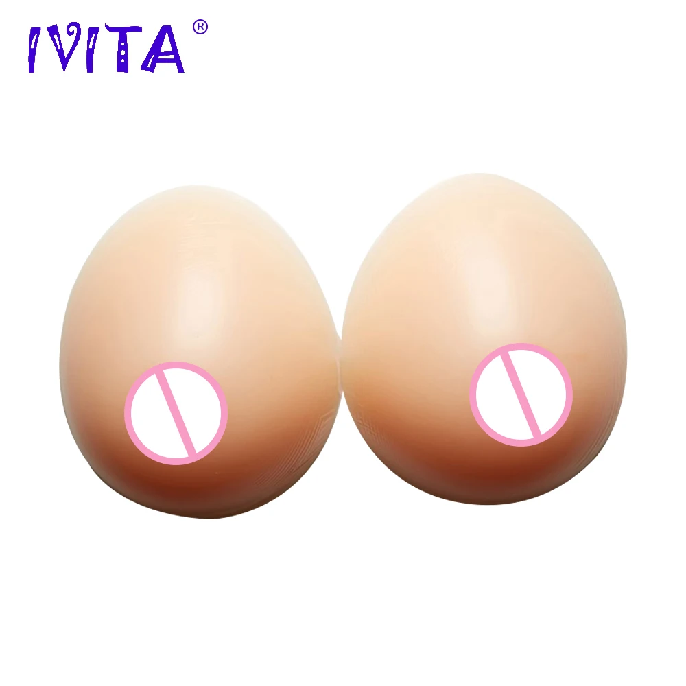 

IVITA 2800g Waterdrop Sexy Artificial Silicone Breast Forms For Crossdressing Transvestism Drag Boobs Enhancer Hot Breast Forms