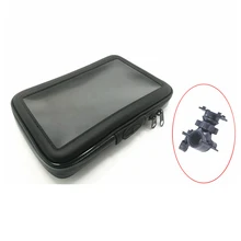  Bicycle Motor Bike Motorcycle Handle Bar Tablet Holder Waterproof Case Bag For 6.5-7 Inch Tablet 