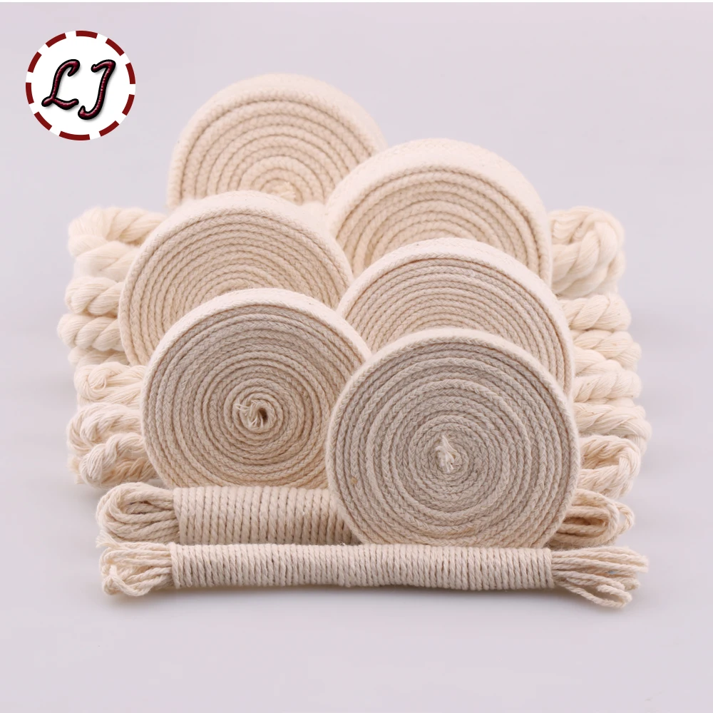 5yd/lot 100% Cotton Rope for Home Handmade Garment Accessories Craft Projects cotton rope