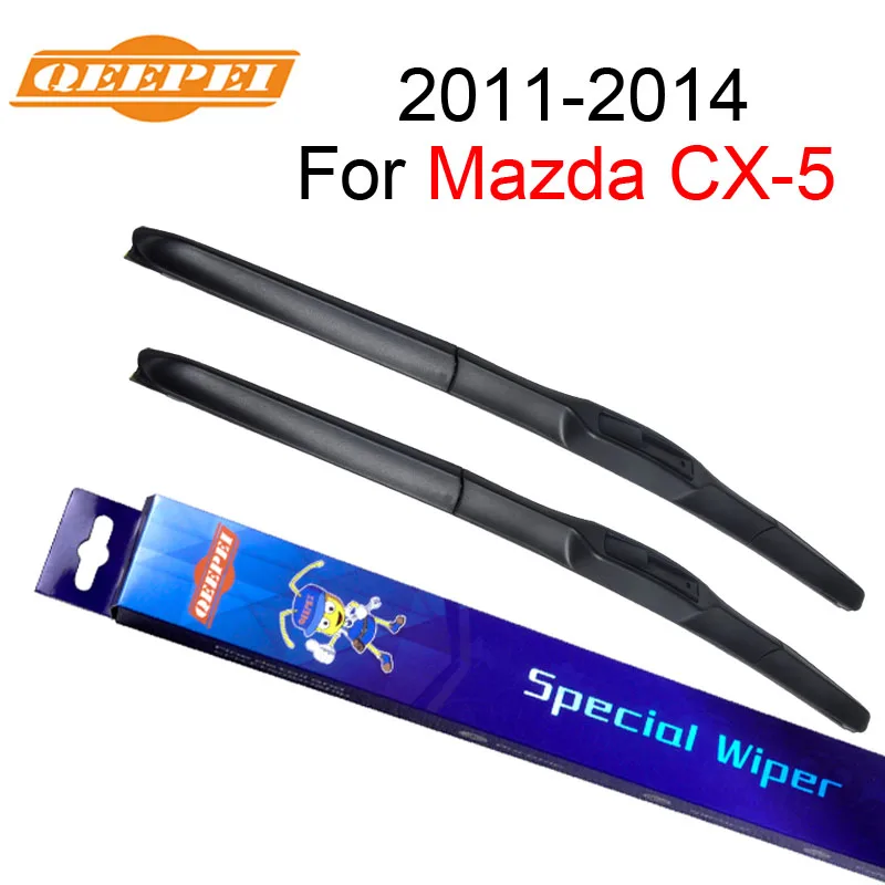 QEEPEI Wiper Blade For Mazda CX 5 2011 2014 24''+18'' High Quality