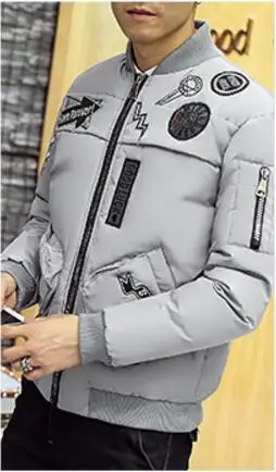 Free shipping 2016 Qiu dong young fashion leisure man with thick warm winter jacket tide