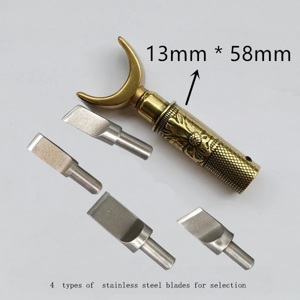 Deluxe Swivel Knife With Extra Angle & Filigree Blades Carving