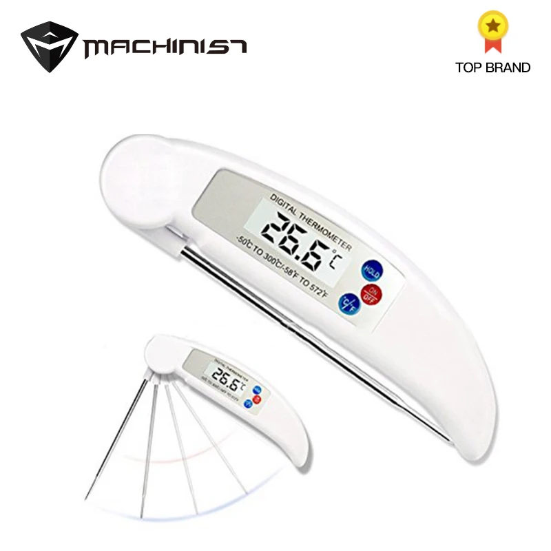 1pcs Car Foldable Stainless steel baking thermometer pen SSAT air