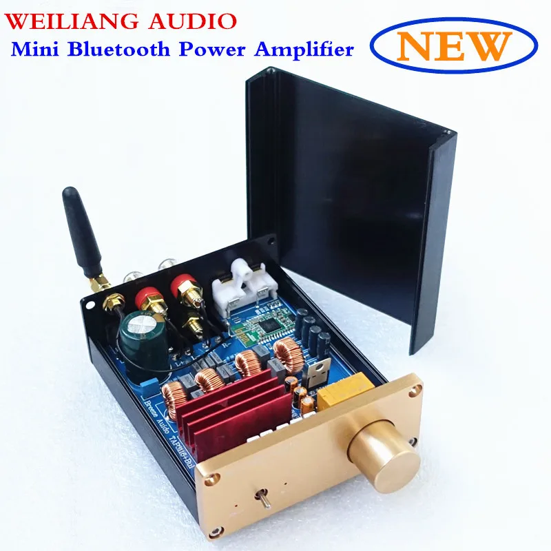 

Breeze Audio & WEILIANG AUDIO mini home power amplifier 50W*2 Bluetooth 4.0 Digital Amplifier 2.0 Factory direct sale BT10A