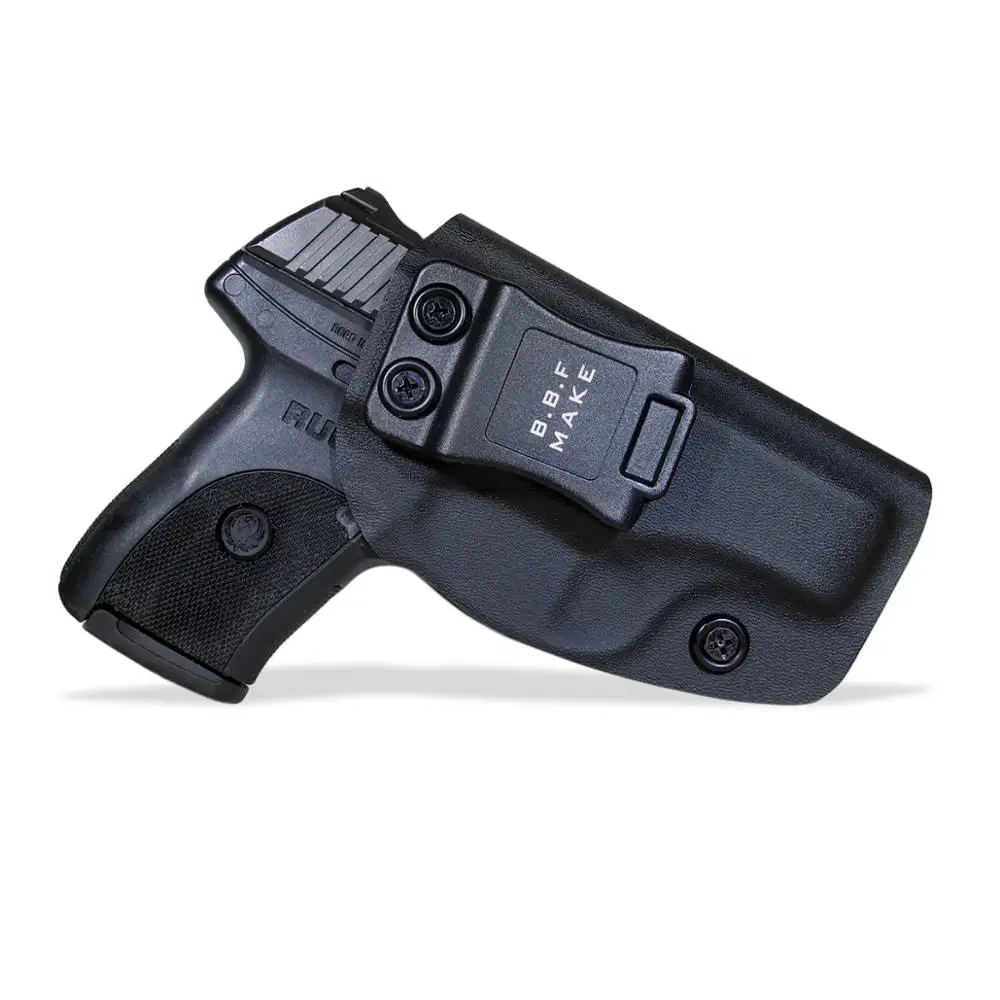 B.B.F Make IWB KYDEX кобура на заказ подходит: Ruger LC9 S Пистолет Чехол внутри скрытый пояс для переноски пистолетный мешочек с зажимом для ремня