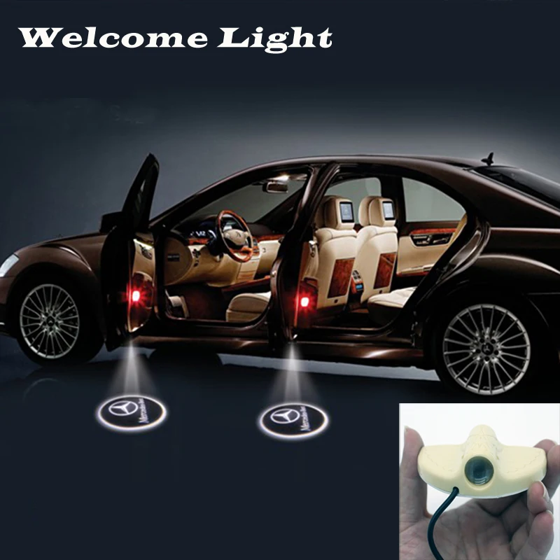 Mercedes Benz Car Door Light Logo MercedesBenz LED Car Door Step