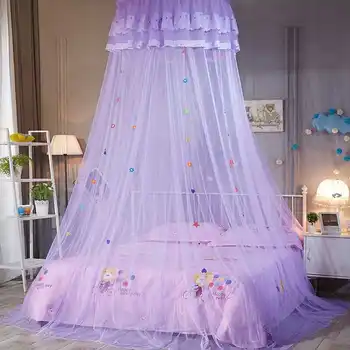 

Folding Kids Mosquito Net Lace Dome Bedding Canopy For Double Bed Fine Mesh Canopy Bed Net For Princess Bed Bulk Tent zanzariera