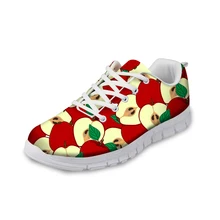 NOISYDESIGNS Модная женская обувь на плоской подошве 3D с фруктовым принтом Осенняя легкая повседневная обувь для женщин женские босоножки обувь на плоской подошве Mujer