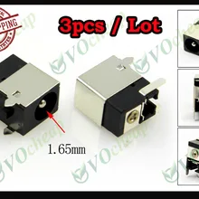 3 х ноутбук Разъем питания постоянного тока для compaq evo N150 N180 N200 N400 N600 N620 N800 N800C, Presario 2800 2800CA 2800 T 2835CA PJ001-1.65mm