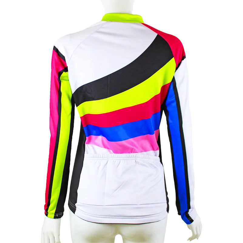 HIRBGOD, женская зимняя одежда с длинным рукавом для горного велосипеда, яркая одежда для велоспорта, мягкая одежда для велоспорта, HK127
