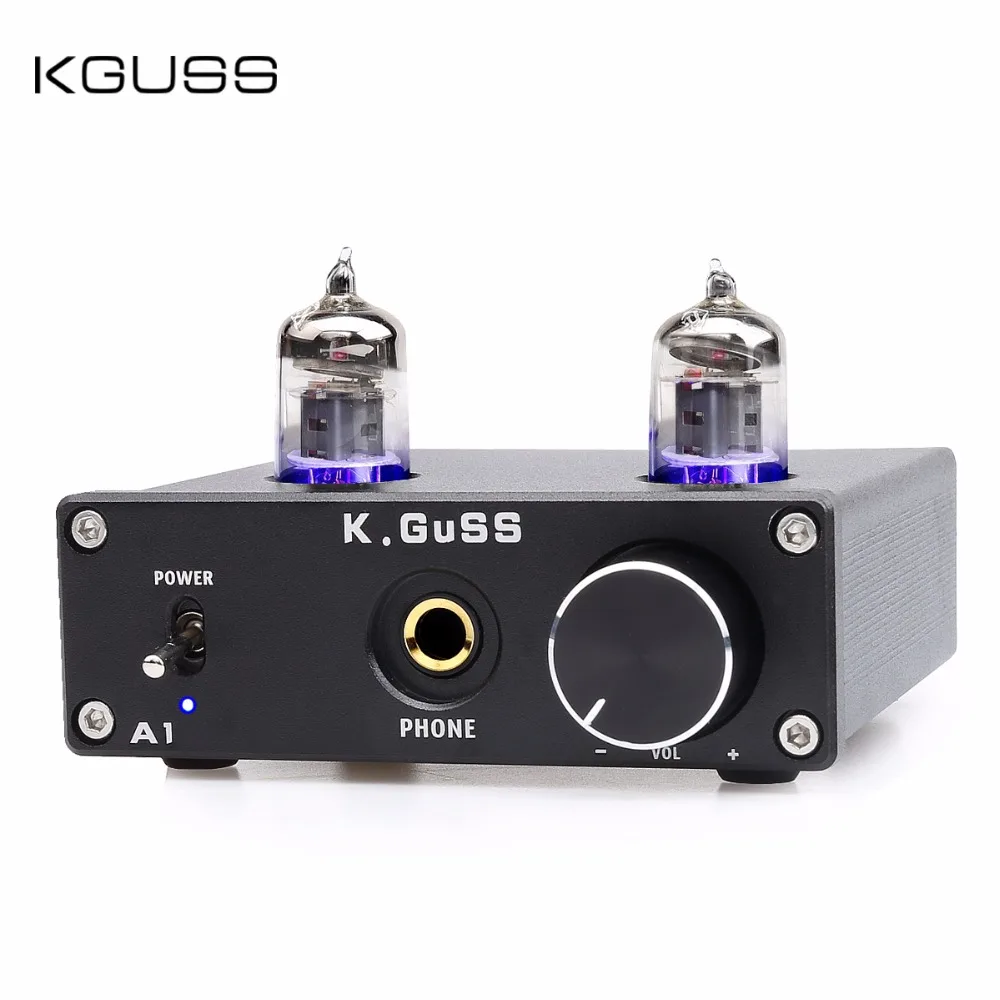 K.GUSS A1 Vacuum Tube Headphone Amp 6K4 6J1 Low Ground Noise Integrated