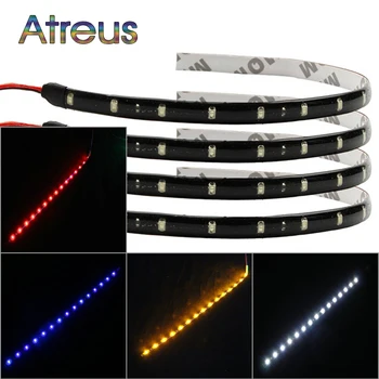 

Atreus 2X Car LED Light Strip For BMW e46 e39 VW polo golf 4 5 6 Ford focus 2 3 Buick accessories White SMD Decoration Light Bar