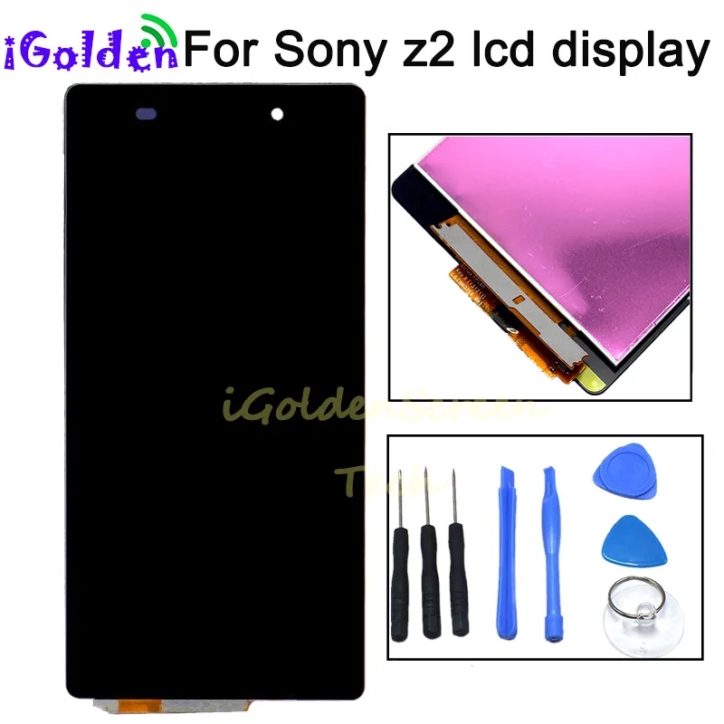 Запасные части для Sony Xperia Z2 L50W D6502D D6543 ЖК-дисплей + сенсорный экран в сборе |