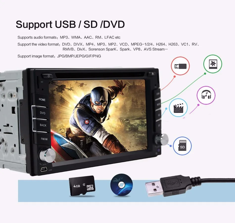 Clearance Car Multimedia Player two 2din radio steering-wheel tape recorder cassette player 2 din car GPS navigator Radio Rear View Camera 12 Clearance Car Multimedia Player two 2din radio steering-wheel tape recorder cassette player 2 din car GPS navigator Radio Rear View Camera 12