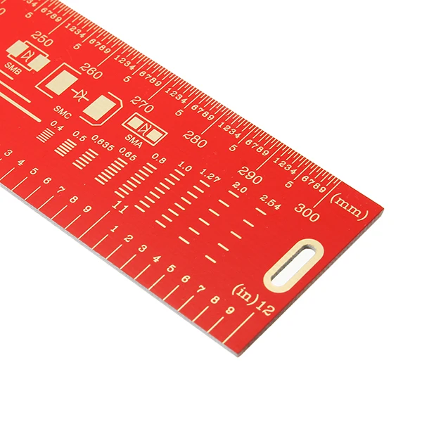 1 шт. 30 см Многофункциональный PCB линейка, измерительный инструмент резистор микросхема конденсатора IC диод поверхностного монтажа транзистор посылка электронный запасов