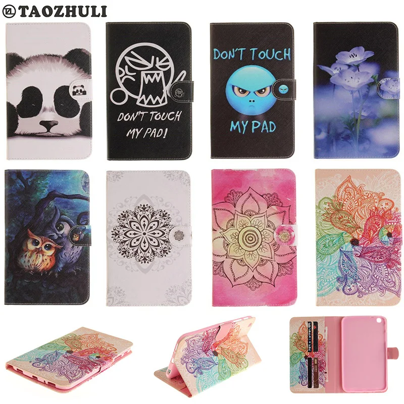 

For Samsung Galaxy Tab 3 8.0 T310 SM-T310 Case High Quality PU Leather Flip Wallet Style Smart Book Cover with Card holder B45