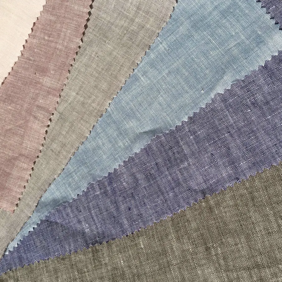 Пряжа окрашенная в полоску французский льняной ткани 280 см ширина используется для льняных постельных принадлежностей льняная занавеска