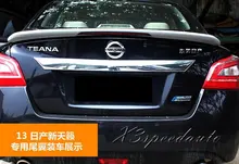 High Quality Plastic Unpainted Primer LED Brake Light Spoiler Wing For Nissan Altima Teana 2013 2014 2015