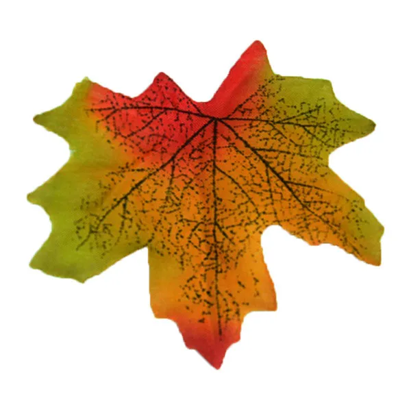 Домашний декор, 100 шт, разные цвета, осень, искусственные кленовые листья для свадеб, мероприятий и декорирования - Цвет: A6