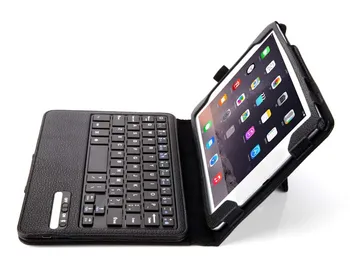 

For Apple iPad Mini 4 Ipad Mini4 7.9" Tablet Removable Wireless Bluetooth Russian/Spanish/Hebrew Keyboard+PU Leather Case Stand