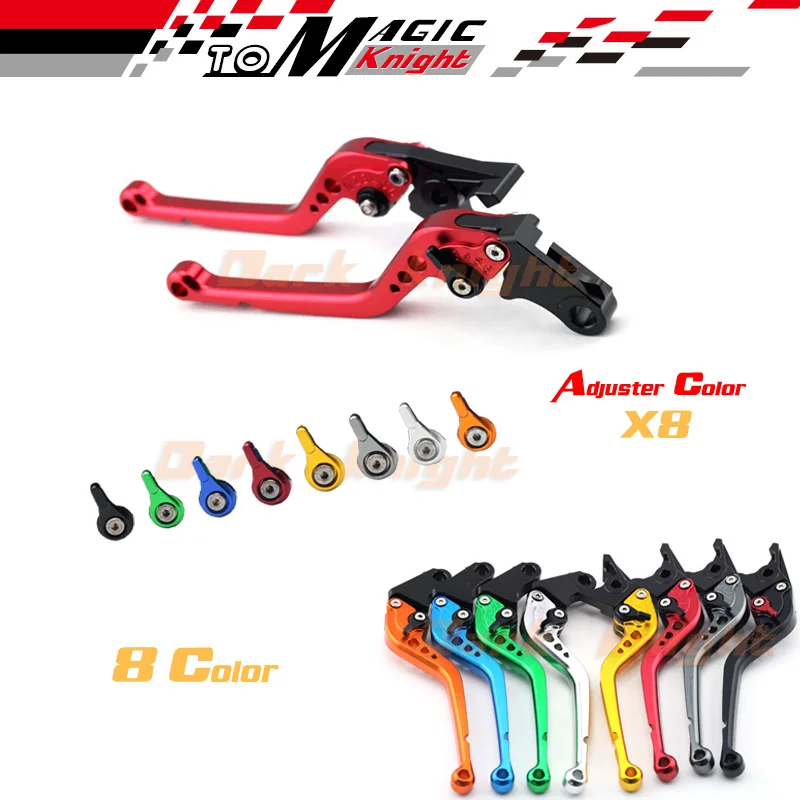 

For SUZUKI DL650-V-strom GW250 SFV650 Gladius Motorcycle CNC Billet Aluminum Long Brake Clutch Levers Red