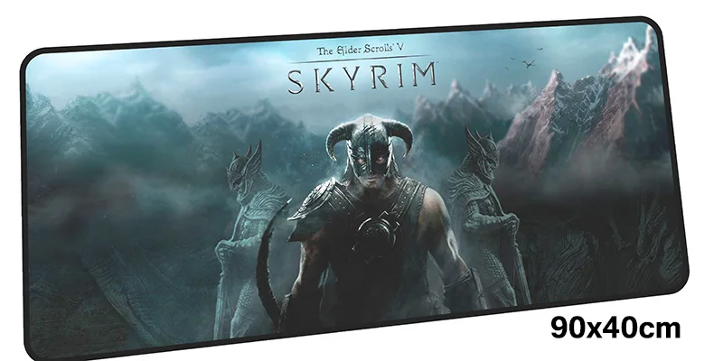 Skyrim коврик для мыши геймер 900x400 мм notbook коврик для мыши гелевый большой игровой коврик для мыши Самый дешевый коврик для мыши PC стол padmouse аксессуары