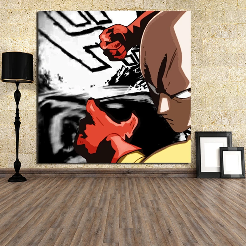 

One Punch Man Anime Art Wall Art Canvas Posters And Prints Canvas Painting Decorative Pictures For Office Living Room Home Decor