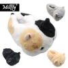 Millffy Women's Indoor Super Soft Cozy Comfortable Girls Slippers Faux Fur Cat Tabitha Slip on hamster bunny cat plush slippers 1