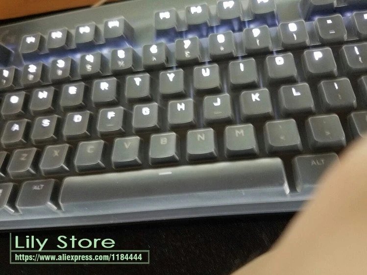 Защитный чехол для механической клавиатуры 104 ключа Logitech G610 G810 с подсветкой|Чехлы