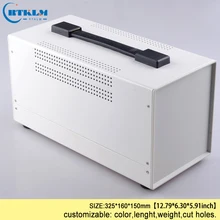 Провода соединители Железный корпус diy чехол для инструментов электронный корпус продукты проект коробка 325*160*150 мм Железный настольный корпус