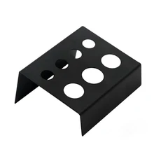 7 отверстий чернильница для тату держатель Подставка Макияж Аксессуары случайный цвет принадлежности для прицепов инструмент татуировки пигмент черные кепки контейнер