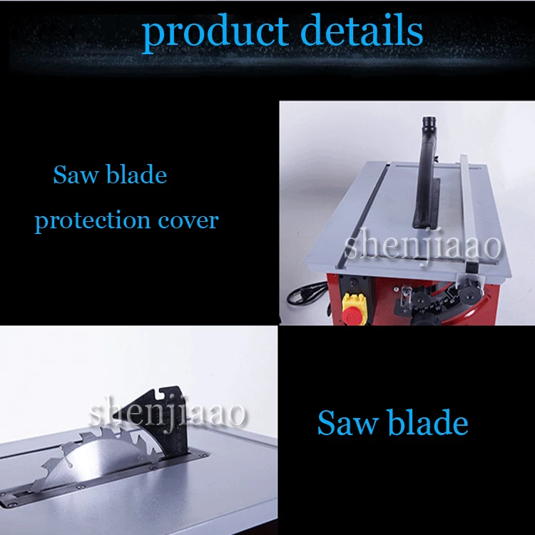 horizontal boring machine wood 220V JF72102 Sliding Woodworking Table Saw 210 mm Wooden DIY Electric Saw, Circular Angle Adjusting Skew Recogniton Saw 1PC best wood router