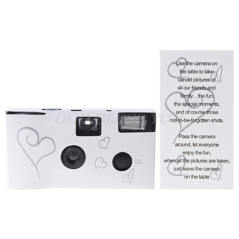 

36 Photos Power Flash HD Single Use One Time Disposable Film Camera Party Gift