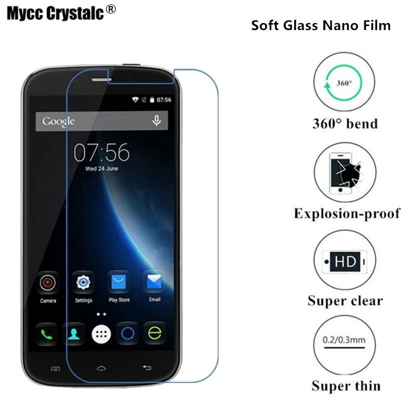 

Super thin clear Soft Glass Nano Explosion-proof Screen Protector Film For Doogee NOVA Y100X Protective film
