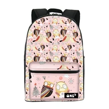 ONE2 design owl animal cartoon font b women s b font bag pink school font b