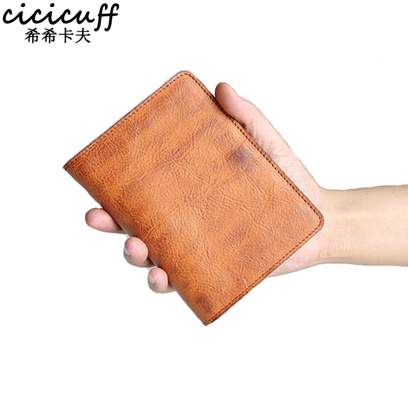 

CICICUFF Brand Handmade Leather Passport Case Genuine Leather Cowhide on Cover for Driving Licence Credit Card Holder Vintage